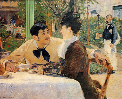 Chez Le pere Lathuille Edouard Manet